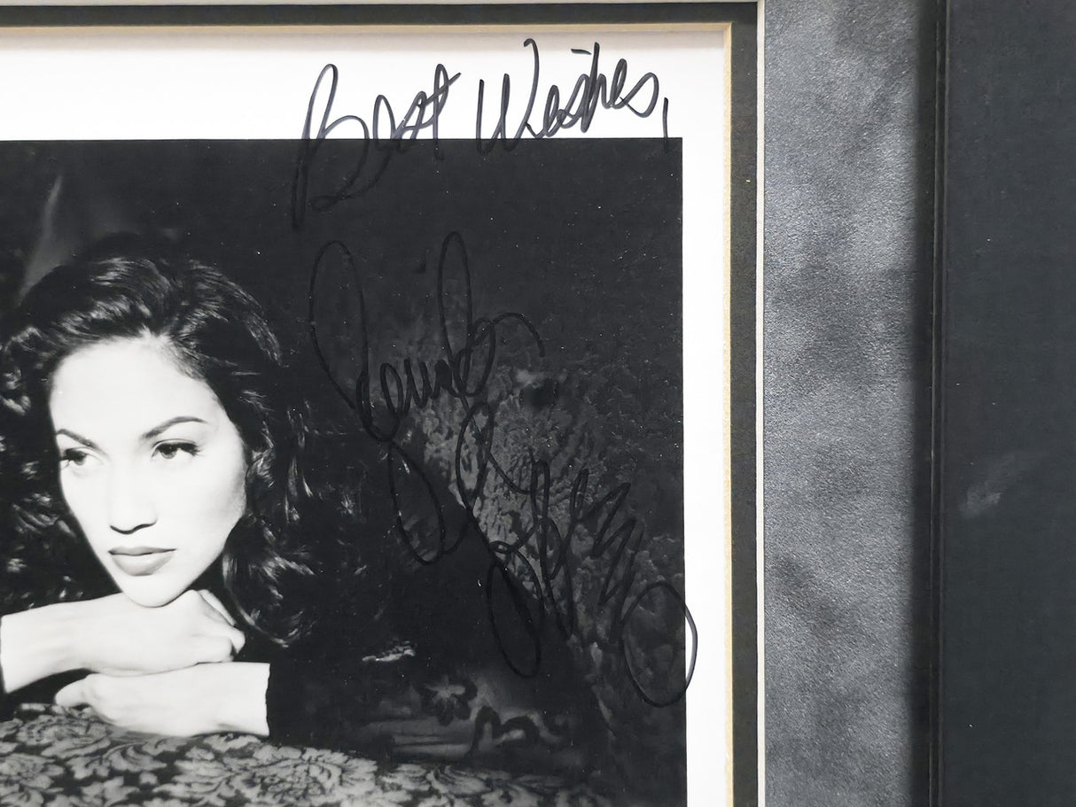 Jennifer Lopez Autographed Framed 8x10 Photo Collage "Best Wishes" PSA/DNA #X78237