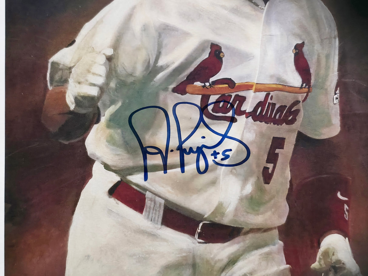 Albert Pujols Autographed Framed 11x14 Photo St. Louis Cardinals #135/700 UDA Holo #SH032842