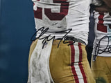 Christian McCaffrey & Deebo Samuel Autographed Framed 16x20 Photo San Francisco 49ers Fanatics Holo #DQ16457625
