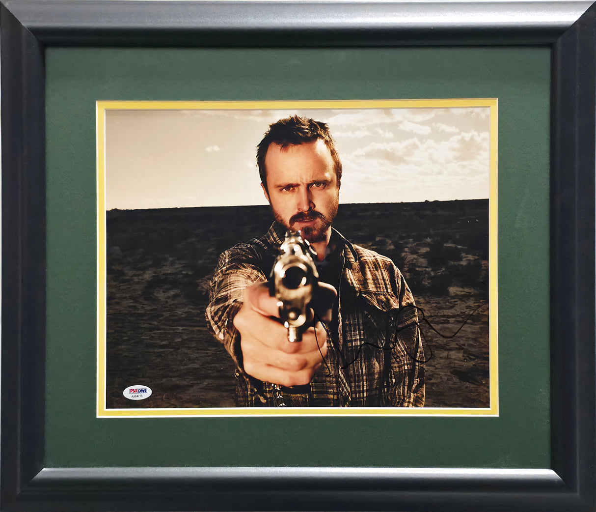 Aaron Paul Autographed Framed 8x10 Photo Breaking Bad PSA/DNA #AA84775