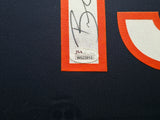 Chicago Bears Brandon Marshall Autographed Framed Blue Jersey Collage JSA #W623910