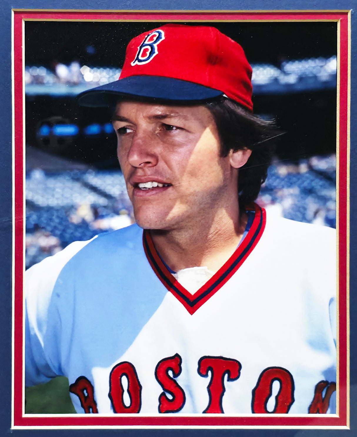 Boston Red Sox Carlton Fisk Autographed Framed White Jersey Collage JSA #WP725225