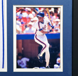 New York Mets Darryl Strawberry Autographed Framed White Jersey Collage JSA #W751058