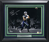 Jaxon Smith-Njigba Autographed Framed 16x20 Photo Seattle Seahawks MCS Holo Stock #242616