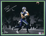 Jaxon Smith-Njigba Autographed Framed 16x20 Photo Seattle Seahawks MCS Holo Stock #242616