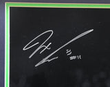 Jaxon Smith-Njigba Autographed Framed 16x20 Photo Seattle Seahawks MCS Holo Stock #242616