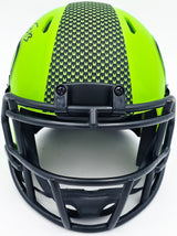 Ernest Jones IV Autographed Seattle Seahawks Rave Green Speed Mini Helmet MCS Holo Stock #242556