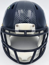 Ernest Jones IV Autographed Seattle Seahawks Blue Speed Mini Helmet MCS Holo Stock #242554