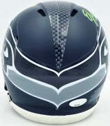 Ernest Jones IV Autographed Seattle Seahawks Blue Speed Mini Helmet MCS Holo Stock #242554