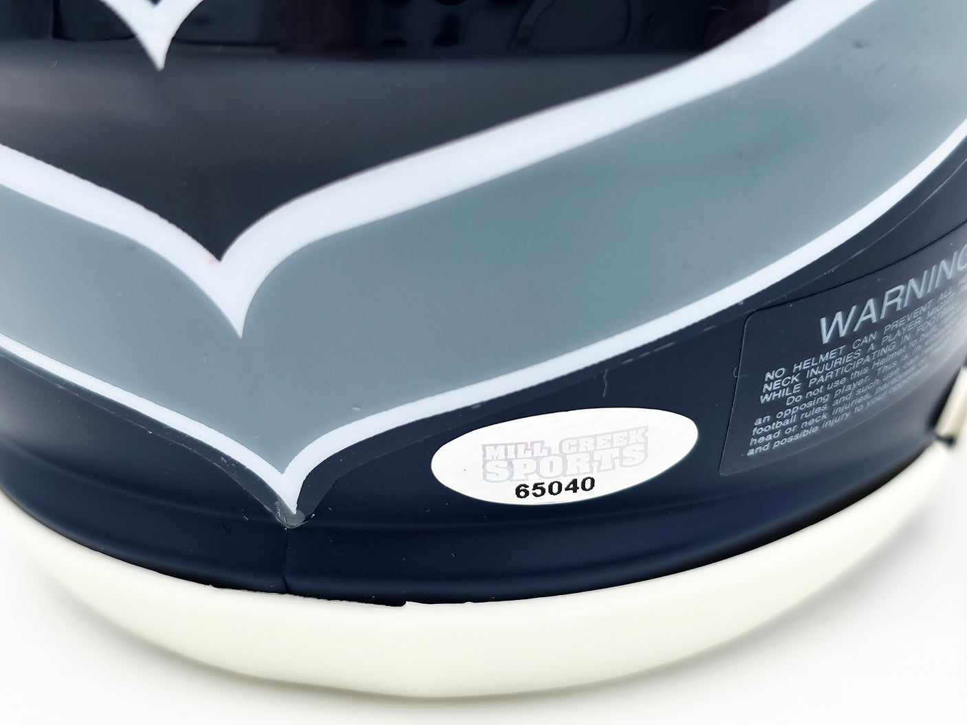 Ernest Jones IV Autographed Seattle Seahawks Blue Speed Mini Helmet MCS Holo Stock #242554