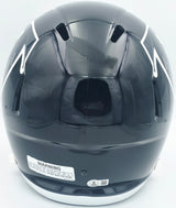 Michael Penix Jr. Autographed Atlanta Falcons 1990-02 Throwback Black Full Size Speed Replica Helmet Beckett BAS Witness Stock #242568