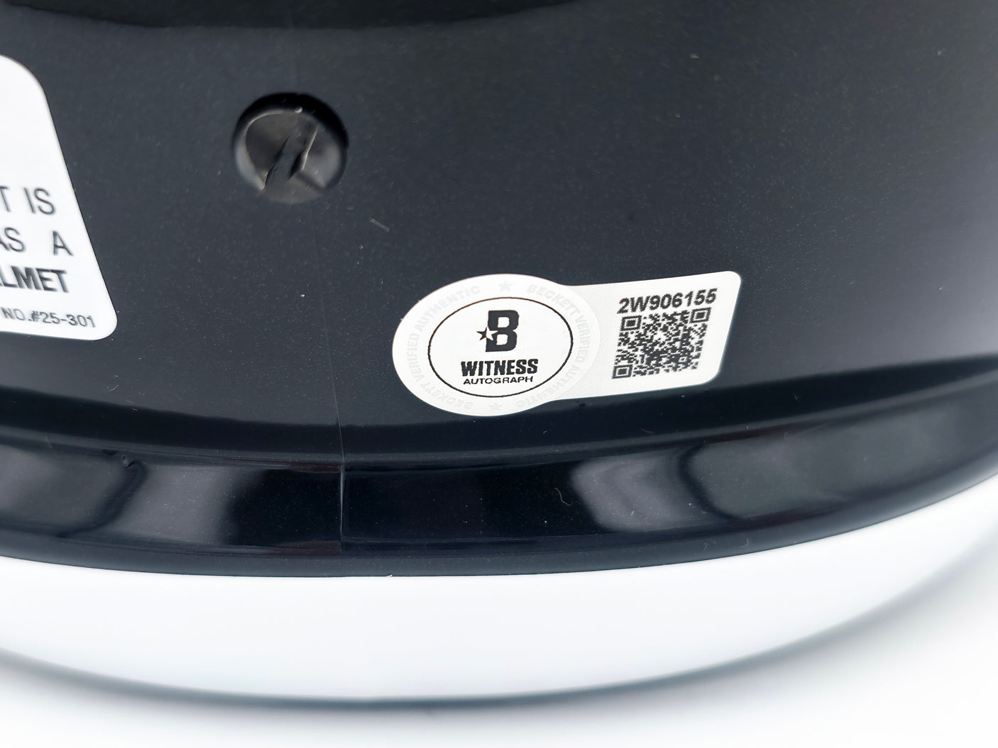 Michael Penix Jr. Autographed Atlanta Falcons Black Full Size Speed Replica Helmet Beckett BAS Witness Stock #242569