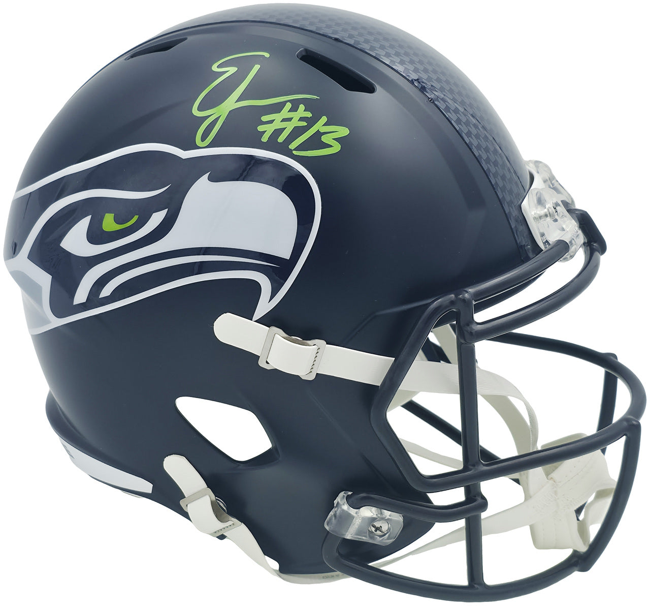 Ernest Jones IV Autographed Seattle Seahawks Full Size Speed Replica Helmet MCS Holo Stock #242553