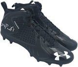 Michael Penix Jr. Autographed Pair of Black Under Armour Team Fierce MC Cleats Atlanta Falcons Size 12 Beckett BAS Witness Stock #242578
