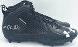 Michael Penix Jr. Autographed Pair of Black Under Armour Team Fierce MC Cleats Atlanta Falcons Size 13 Beckett BAS Witness Stock #242579