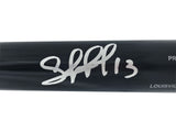 Salvador Perez Autographed Black Louisville Slugger Pro Stock Baseball Bat Kansas City Royals Beckett BAS Witness Stock #241628