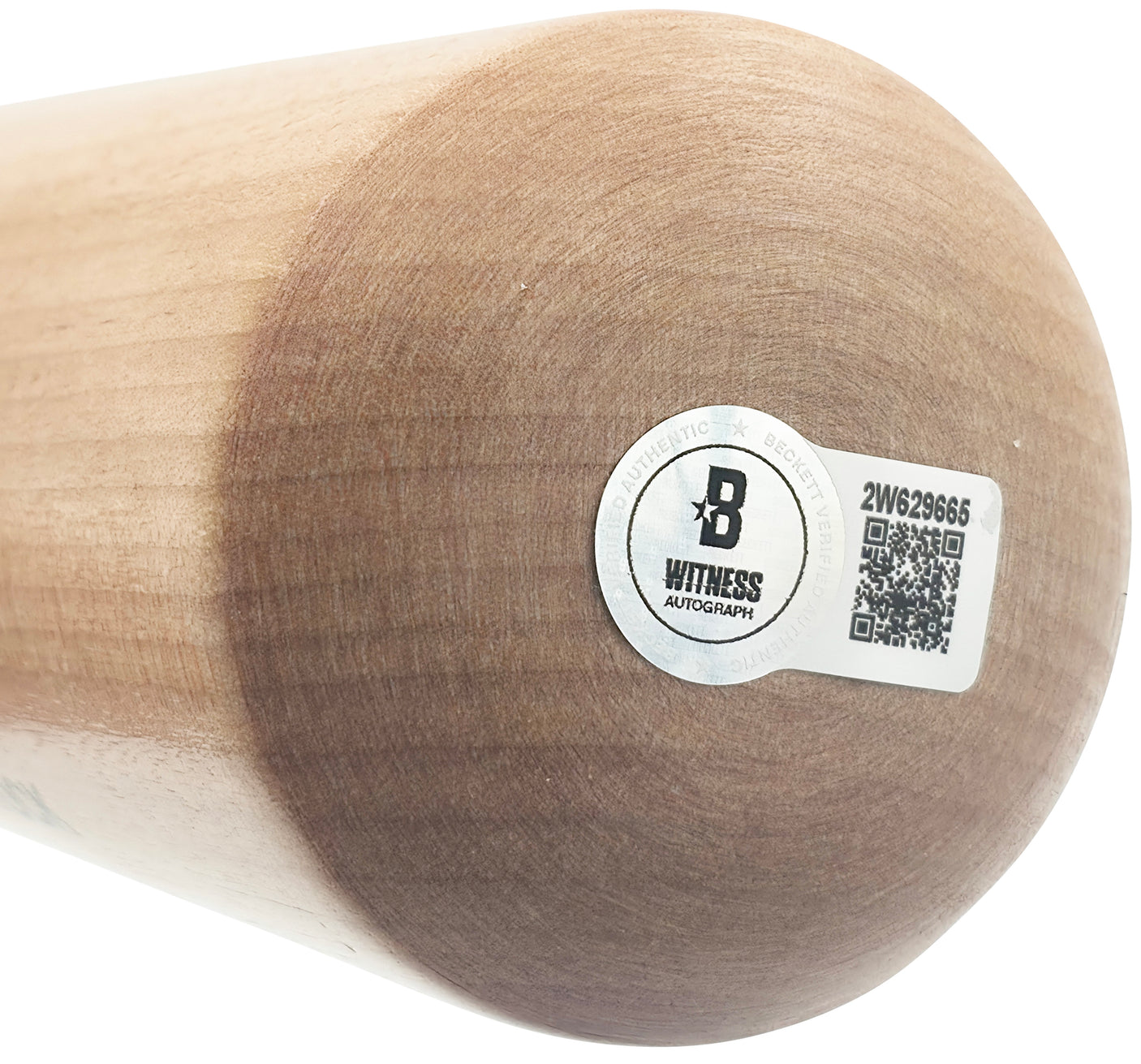 Salvador Perez Autographed Blonde Louisville Slugger Pro Stock Baseball Bat Kansas City Royals Beckett BAS Witness Stock #241629