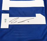 Seattle Seahawks Jaxon Smith-Njigba Autographed Throwback Blue Jersey Beckett BAS QR Stock #243019
