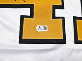 New Orleans Saints Alvin Kamara Autographed White Jersey Beckett BAS Witness Stock #243271