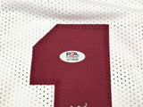Alabama Crimson Tide Joe Namath Autographed White Jersey "Willie" PSA/DNA Stock #243279