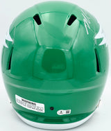 Michael Vick Autographed Philadelphia Eagles 2023 Alternate Kelly Green Full Size Speed Replica Helmet Beckett BAS Witness Stock #243608