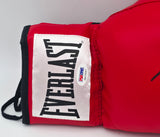 Sugar Ray Leonard, Roberto Duran & Thomas "Hitman" Hearns Autographed Red Everlast Boxing Glove PSA/DNA Stock #243605