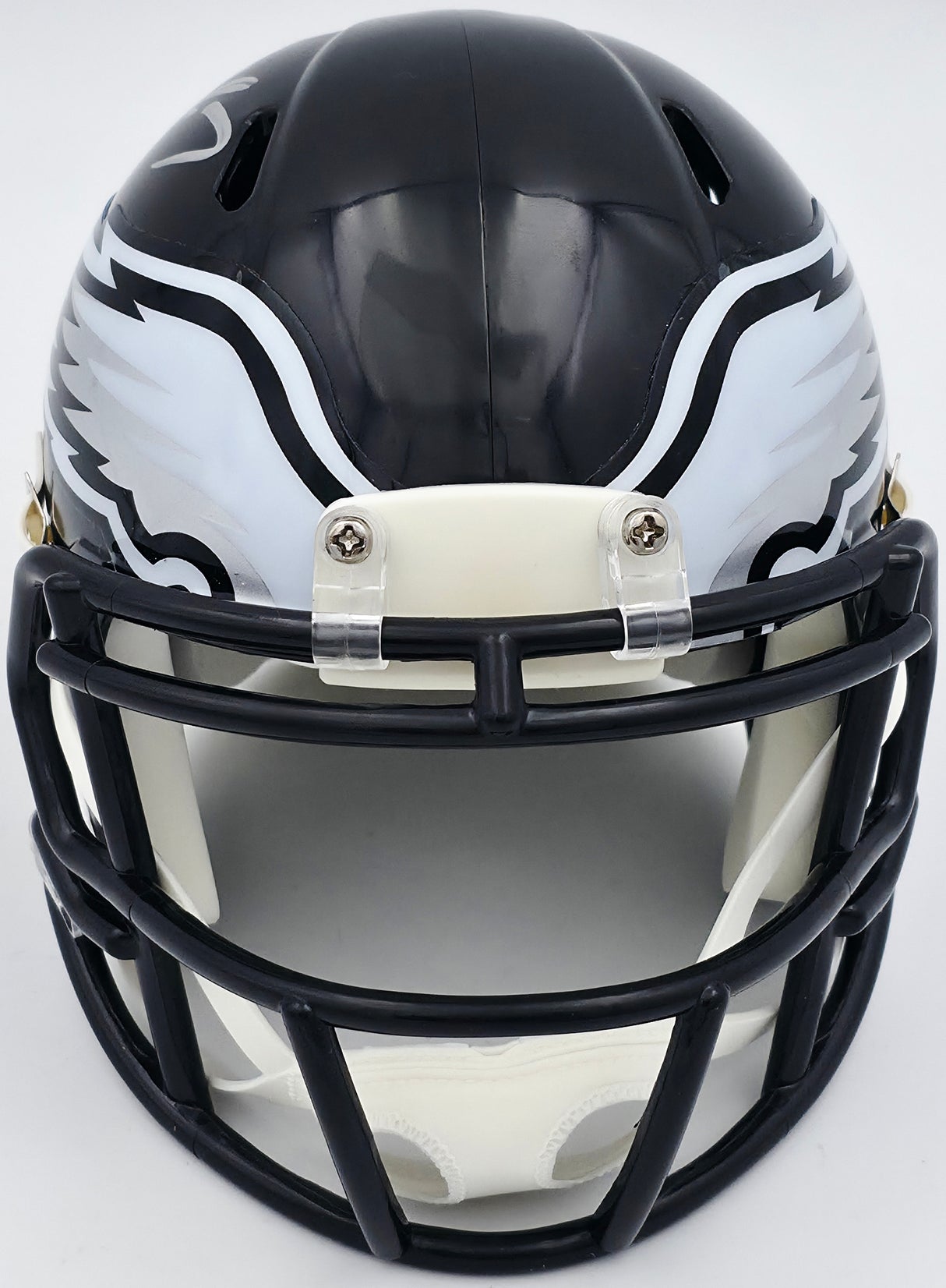 Michael Vick Autographed Philadelphia Eagles 2022 Alternate Black Speed Mini Helmet Beckett BAS Witness Stock #243632