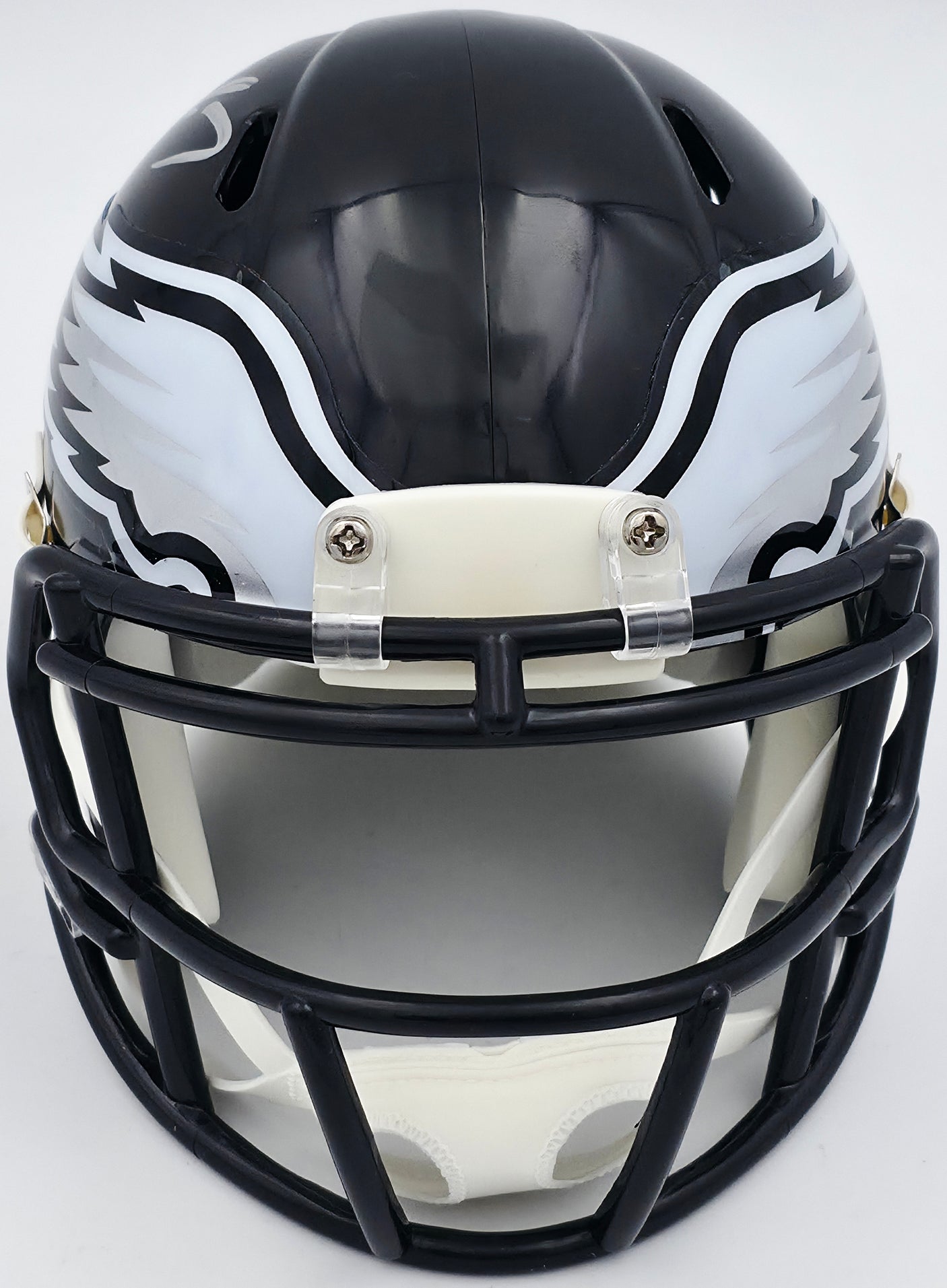 Michael Vick Autographed Philadelphia Eagles 2022 Alternate Black Speed Mini Helmet Beckett BAS Witness Stock #243632