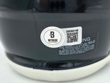 Michael Vick Autographed Philadelphia Eagles 2022 Alternate Black Speed Mini Helmet Beckett BAS Witness Stock #243632