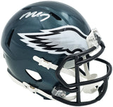 Michael Vick Autographed Philadelphia Eagles Green Speed Mini Helmet Beckett BAS Witness Stock #243633