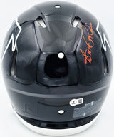 Andre Rison Autographed Atlanta Falcons 1990-02 Throwback Black Full Size Authentic Speed Helmet "I Was A Bad MF" Beckett BAS Witness Stock #243655