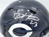 Devin Hester Autographed Chicago Bears 1960's Classic Dark Blue Full Size Authentic Speed Helmet Beckett BAS QR Stock #243657