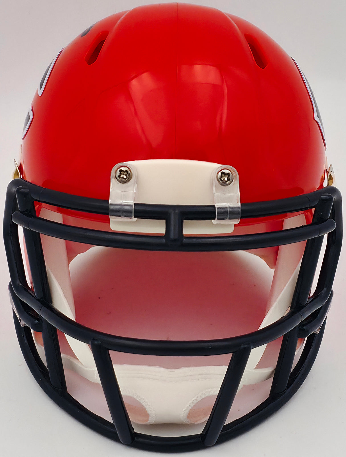 Devin Hester Autographed Chicago Bears 2022 Alternate Orange Speed Mini Helmet Beckett BAS Witness Stock #244040