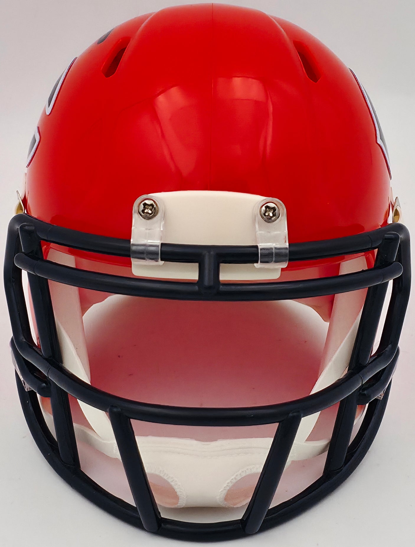 Devin Hester Autographed Chicago Bears 2022 Alternate Orange Speed Mini Helmet Beckett BAS Witness Stock #244040