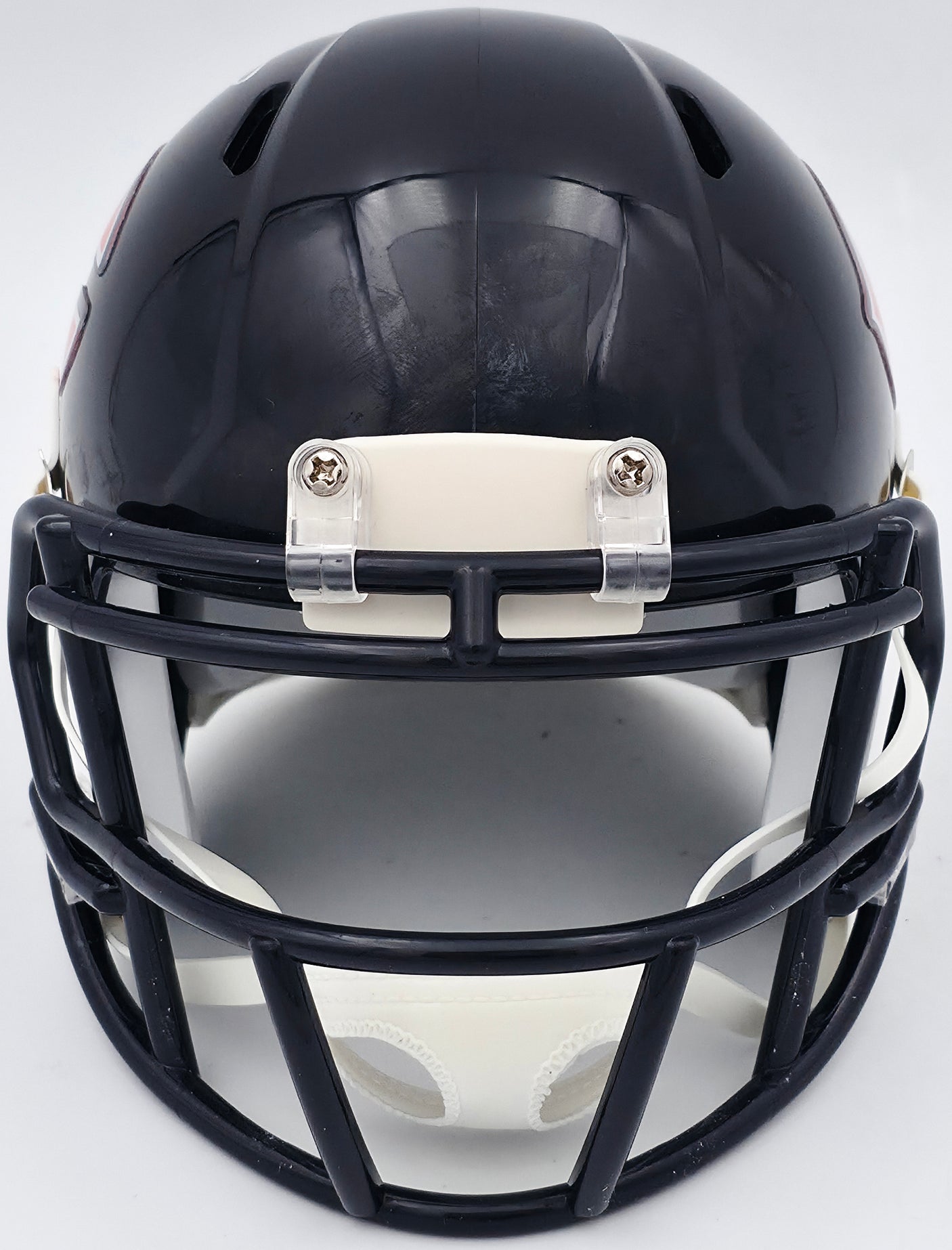 Devin Hester Autographed Chicago Bears Blue Speed Mini Helmet Beckett BAS Witness Stock #244043