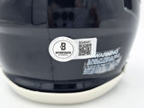 Devin Hester Autographed Chicago Bears Blue Speed Mini Helmet Beckett BAS Witness Stock #244043