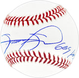 Sammy Sosa Autographed Official MLB Baseball Chicago Cubs "609 HRS" Beckett BAS QR Stock #244050