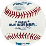 Edgar Martinez Autographed Official MLB Baseball Seattle Mariners MCS Holo #87158