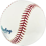 Edgar Martinez Autographed Official MLB Baseball Seattle Mariners MCS Holo #87158