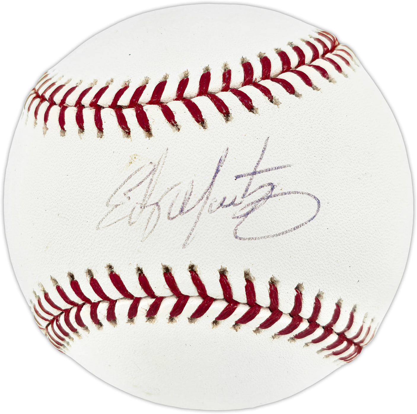 Edgar Martinez Autographed Official MLB Baseball Seattle Mariners MCS Holo #64094