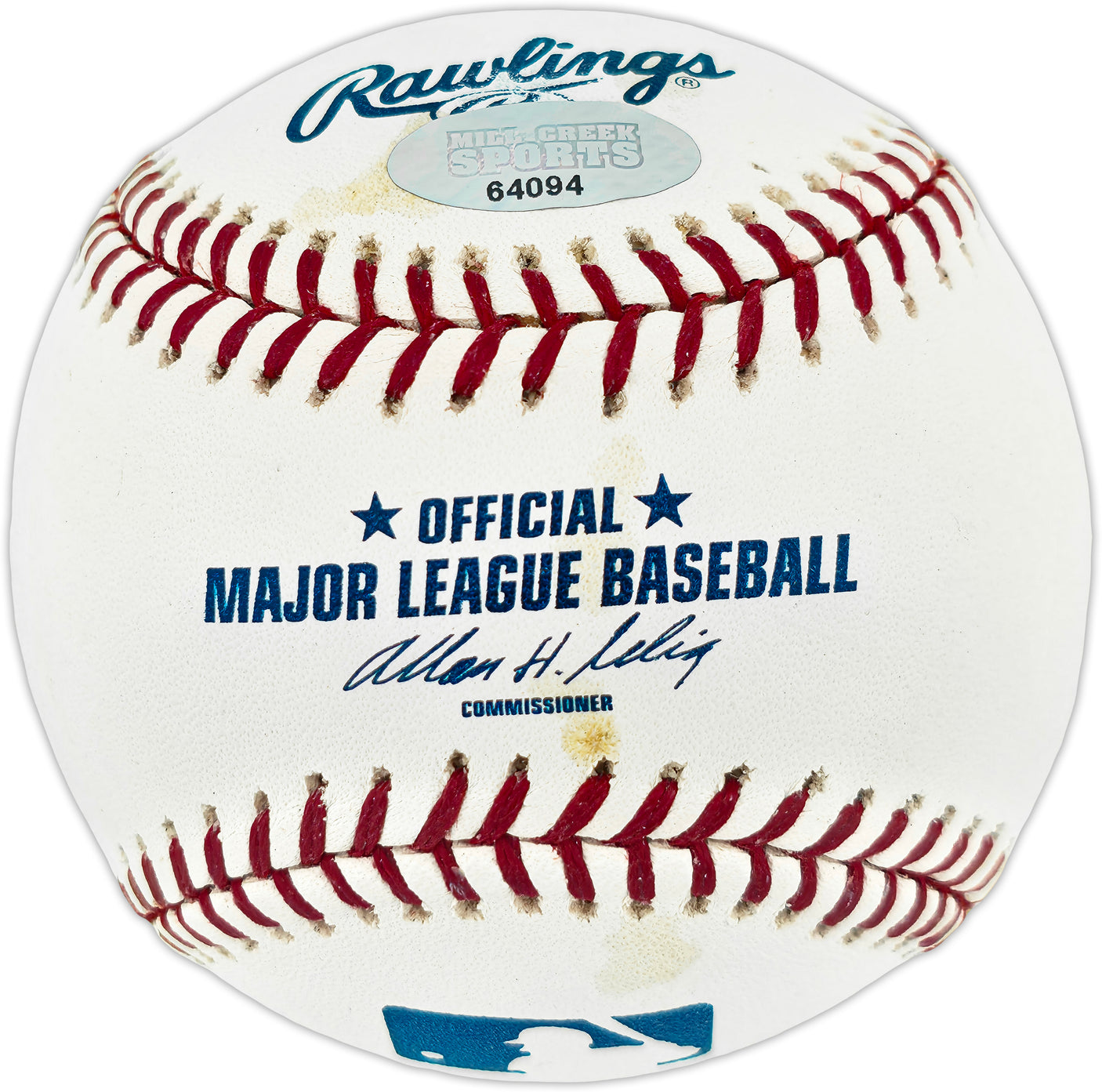 Edgar Martinez Autographed Official MLB Baseball Seattle Mariners MCS Holo #64094