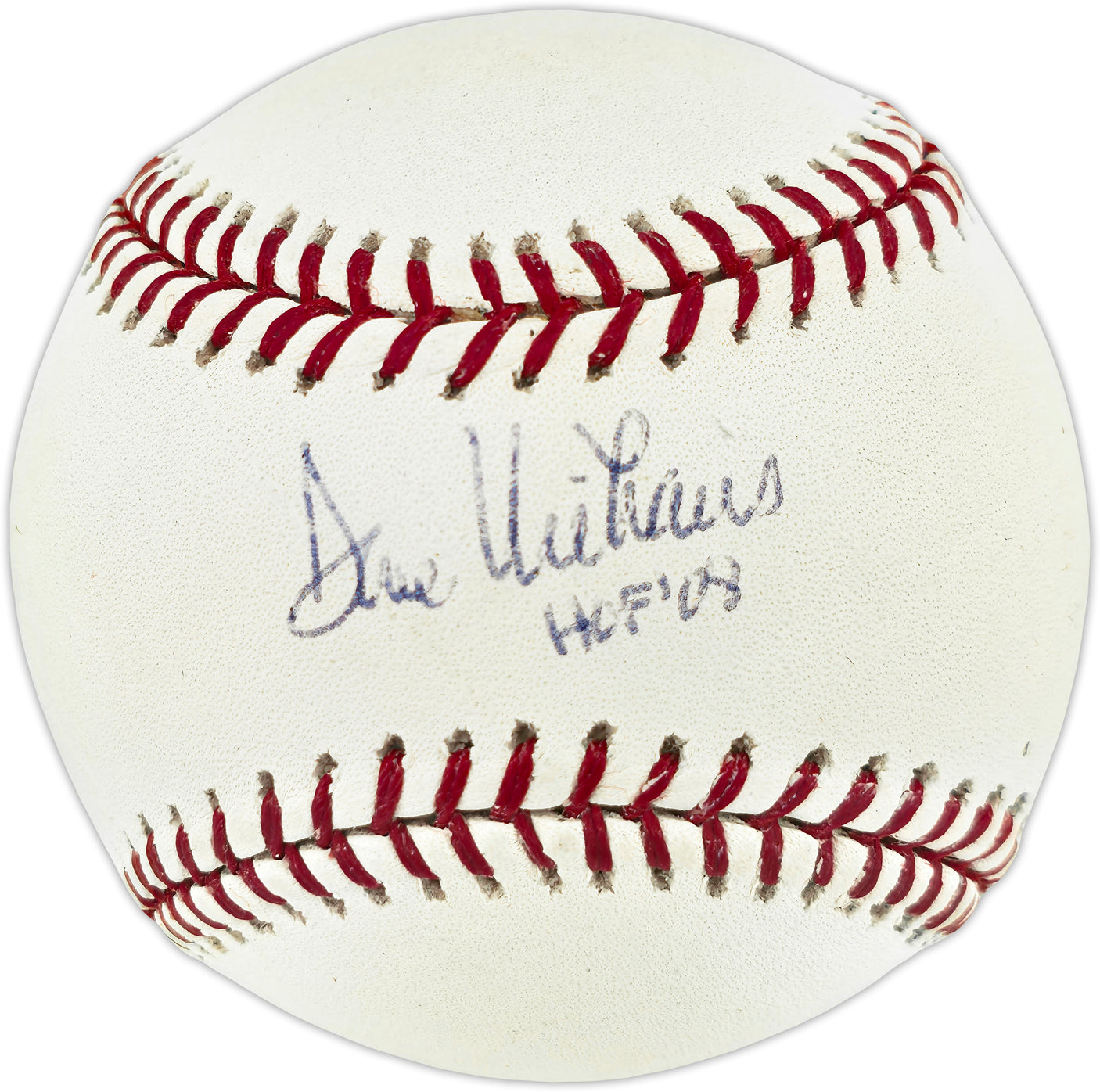 Dave Niehaus Autographed Official Ford Frick Award Winner Logo MLB Baseball Seattle Mariners "HOF 08" PSA/DNA #AC23090
