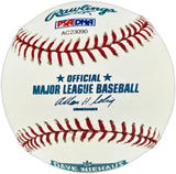 Dave Niehaus Autographed Official Ford Frick Award Winner Logo MLB Baseball Seattle Mariners "HOF 08" PSA/DNA #AC23090