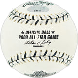 Edgar Martinez Autographed Official 2003 All Star Game Logo MLB Baseball Seattle Mariners MCS Holo #64075