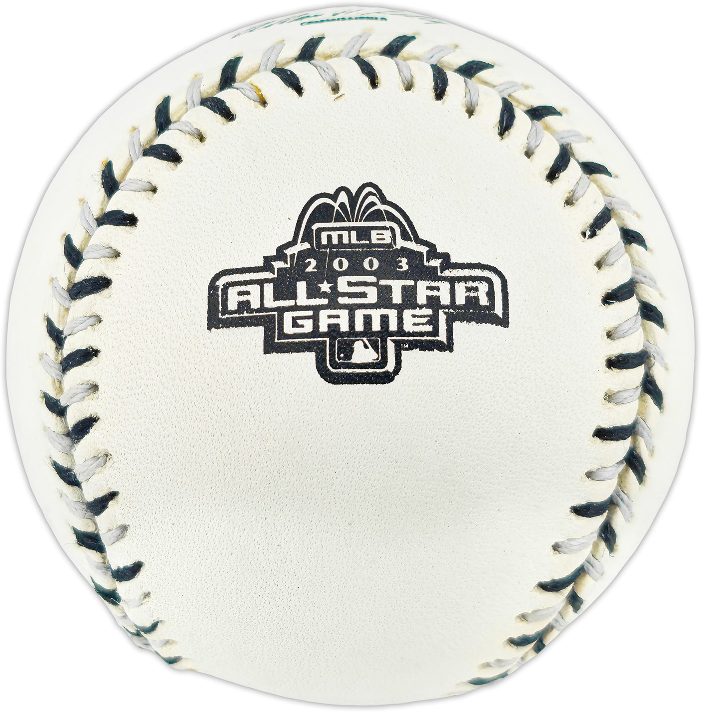 Edgar Martinez Autographed Official 2003 All Star Game Logo MLB Baseball Seattle Mariners MCS Holo #64075