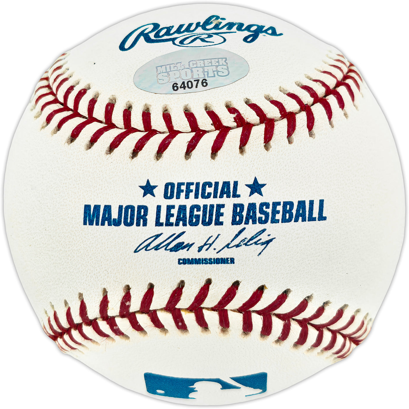 Edgar Martinez Autographed Official MLB Baseball Seattle Mariners MCS Holo #64076
