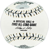 Edgar Martinez Autographed Official 2003 All Star Game Logo MLB Baseball Seattle Mariners MCS Holo #64082