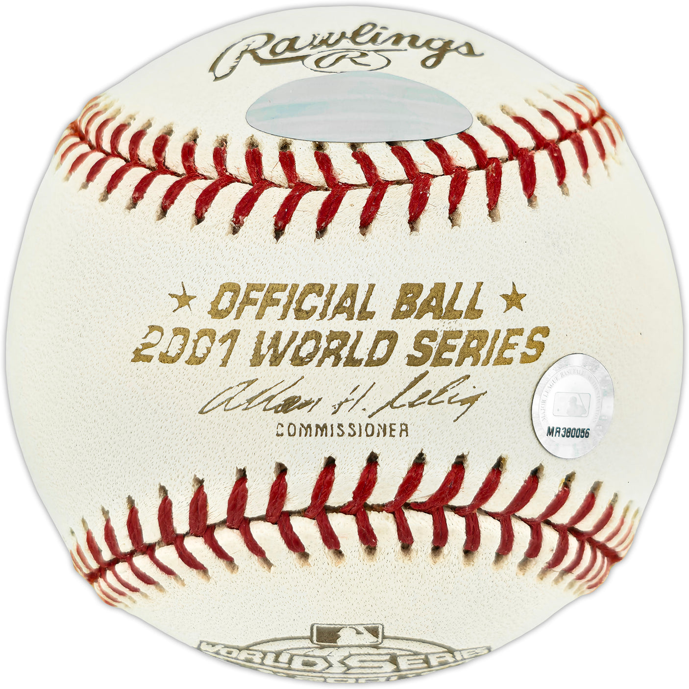 Whitey Ford Autographed Official 2001 World Series Logo MLB Baseball New York Yankees MLB & Steiner Holo SKU #246088