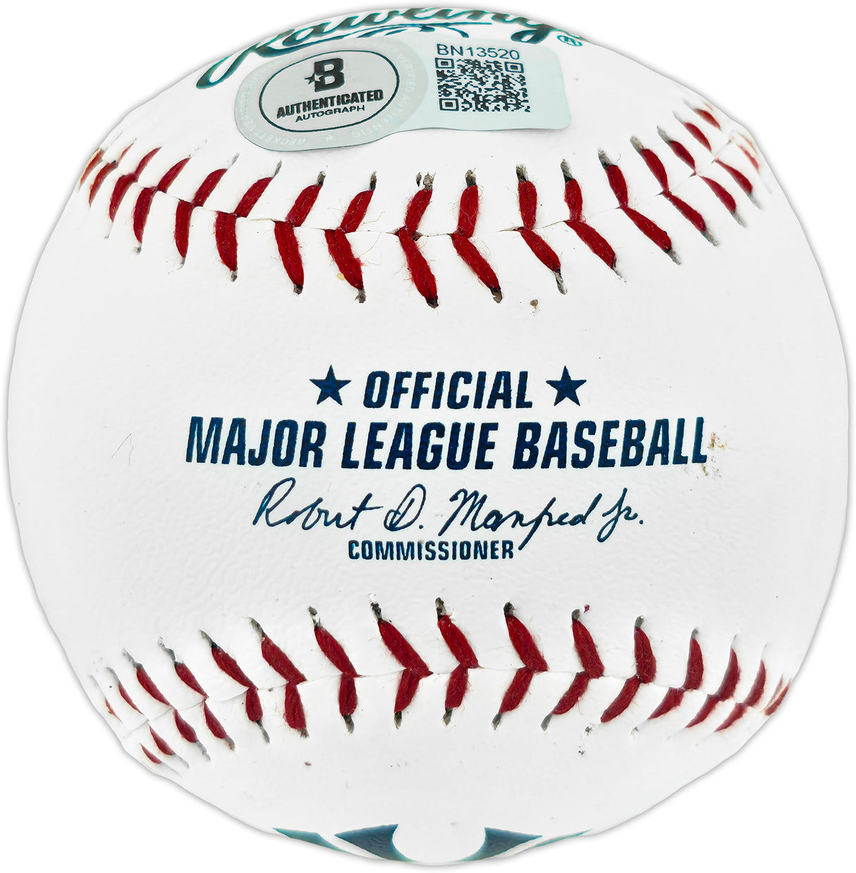 Juan Soto Autographed Official New York Yankees Logo MLB Baseball Beckett BAS QR #BN13520