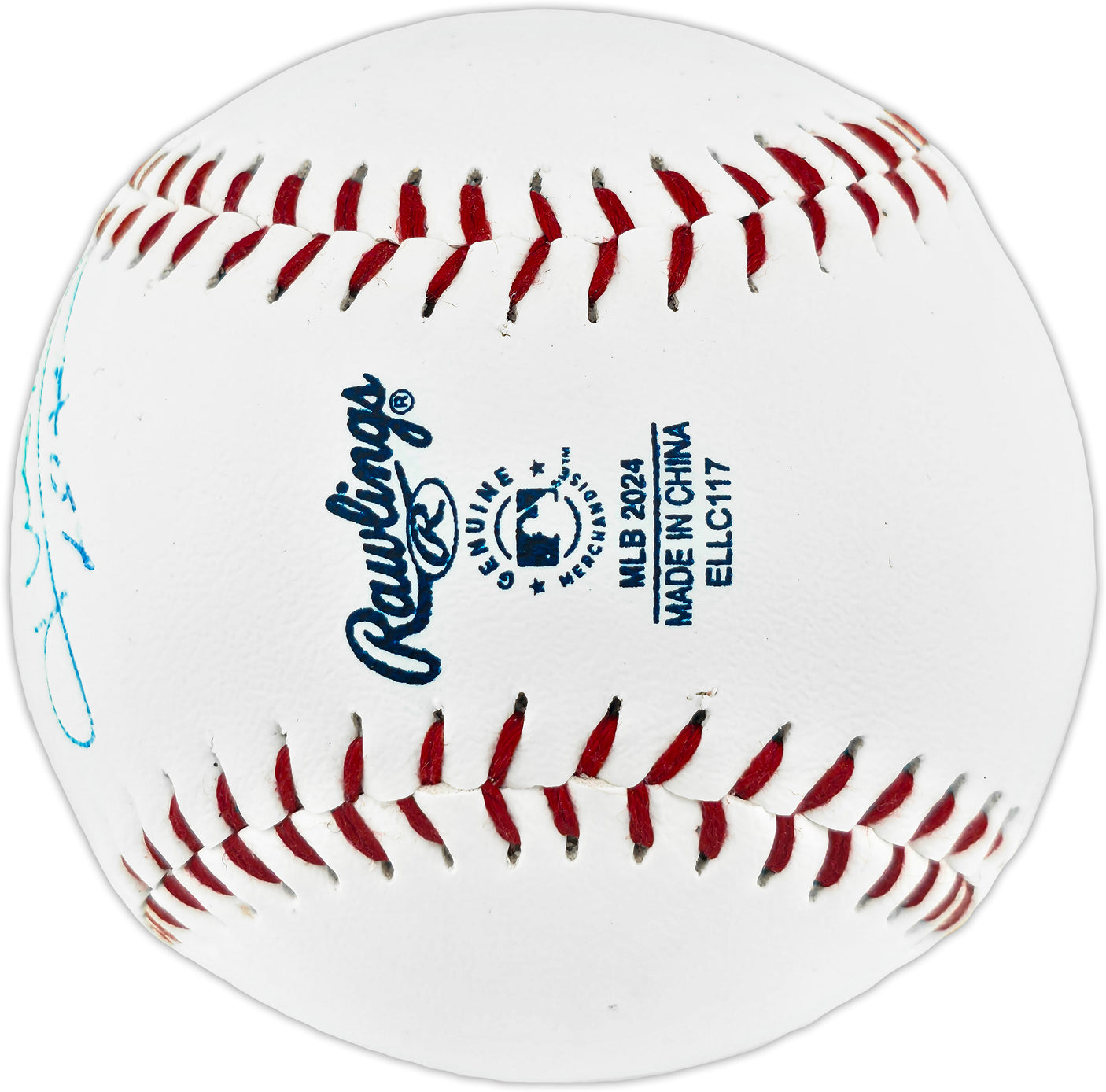 Juan Soto Autographed Official New York Yankees Logo MLB Baseball Beckett BAS QR #BN13520